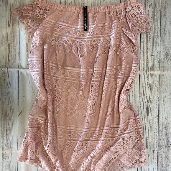 📍Fire Los Angeles Off The Shoulder Dress Size Med - Picture 3 of 3